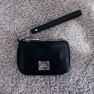 Lauren Ralph Lauren Black Wristlet with Silver Logo